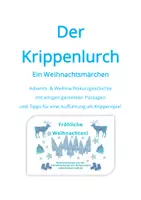 Vorschau - Text - Der Krippenlurch - Weihnachtsgeschichte + Krippenspiel - Deckblatt