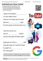 Vorschau - Arbeitsblätter - Arbeitsblatt "Youtube" + Onlineübung & MP3 + Mindmap + Infografik - Deckblatt