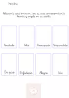 Vista previa - Hojas de trabajo - Material de emociones de colores 3D - página 2