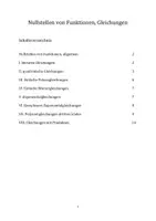 Vorschau - Präsentationen/Tafelbilder - Übersicht: Gleichungen, Nullstellen von Funktionen - Deckblatt