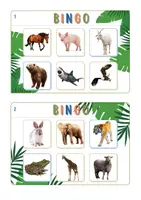 Vista previa - Juegos / Gamificación - Animals Bingo / Bingo de animales - página 1