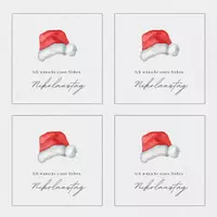Vorschau - Mal- und Bastelvorlagen - Nikolauswünsche Aquarell Kalligrafie - Schreibauftrag - Seite 1