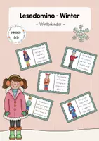 Vorschau - Spiele - Lesedomino - Winter (Winterkinder) - Deckblatt