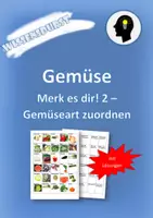 Vorschau - Spiele - Merk es dir! 2 Gemüseart zuordnen Einteilung - Deckblatt