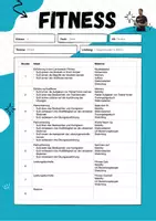 Vorschau - Lehrpläne/Lehrermaterial - Fitness ⎮ Lernbereichsplanung (7 Doppelstunden) für Kl. 5 - Seite 1