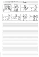 Vorschau - Arbeitsblätter - Bildergeschichten Winter | Deutsch Grundschule Klasse 2-4 - Seite 1