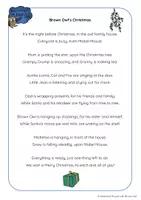 Vorschau - Stundenentwürfe - Brown Owl's Christmas - A Poem & Story Walk - Seite 1