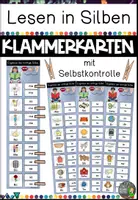 Vorschau - Spiele - Klammerkarten für den Anfangsunterricht in Deutsch - Das Paket - Seite 1