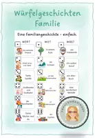 Vorschau - Arbeitsblätter - Familie Würfelgeschichte - Deckblatt
