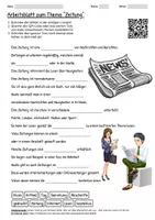 Vorschau - Arbeitsblätter - Lernposter + Arbeitsblatt "Zeitung" + Onlineübung & MP3 + Mindmap + Infografiken - Seite 1