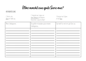 Vorschau - Unterrichtsreihen - Erstellen einer Serie im Unterricht I Arbeiten mit Templates - Seite 1