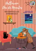 Vista previa - Hojas de trabajo - Halloween Día de Muertos - Encuentra las diferencias - Portada