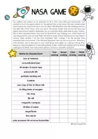 Vorschau - Arbeitsblätter - NASA Spiel Arbeitsblatt Kommunikationsspiel FrauCuppaTea - Seite 2