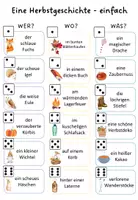 Vorschau - Arbeitsblätter - Herbst Würfelgeschichte - Seite 2
