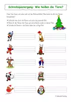 Vorschau - Arbeitsblätter - Schreibspaziergang: Weihnachten 1. Klasse - Seite 2
