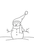 Vorschau - Arbeitsblätter - Ausmalbilder Weihnachten // Schneemänner - Seite 3