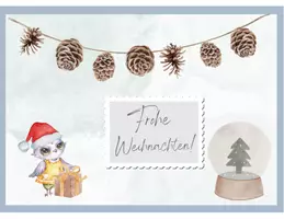 Vorschau - Arbeitsblätter - Weihnachtskarten für die Eulenklasse - Seite 3