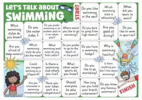 Vista previa - Unidades / Secuencias / Situaciones de Aprendizaje - juego inglés: Let's talk about swimming English sports - página 1