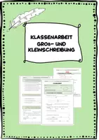 Vorschau - Arbeitsblätter - Materialpaket Groß- und Kleinschreibung mit Übungen, Karteikarten, Mini Test, 3-fach differenzierten Klassenarbeiten und Lösungen - Seite 2