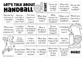 Vista previa - Unidades / Secuencias / Situaciones de Aprendizaje - juego inglés: Let's talk about handball English sports - página 2