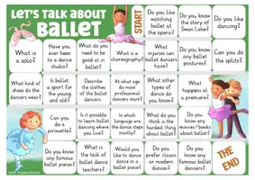 Aperçu - Jeux - jeu anglais: Let's talk about sports + hobbies English game ballet dancing - Page 1