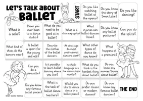 Aperçu - Jeux - jeu anglais: Let's talk about sports + hobbies English game ballet dancing - Page 2