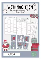 Vorschau - Arbeitsblätter - #edukichristmas Rechenspaziergang ZR 10 Tierische Weihnachten Klasse 1 - Deckblatt