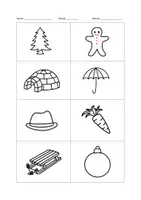 Vorschau - Mal- und Bastelvorlagen - Ausmal-Bilder - Thema: Weihnachten/Winter - Seite 2