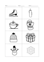 Vorschau - Mal- und Bastelvorlagen - Ausmal-Bilder - Thema: Weihnachten/Winter - Seite 3