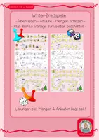 Vorschau - Spiele - Winter-Spiele. Anlaute - Silben - Mengen - Deckblatt