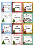 Vorschau - Arbeitsblätter - Satz des Tages Weihnachten Grammatik Begriffe Deutsch Klasse 4-6 - Seite 2