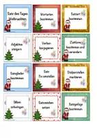 Vorschau - Arbeitsblätter - Satz des Tages Weihnachten Grammatik Begriffe Deutsch Klasse 4-6 - Seite 3