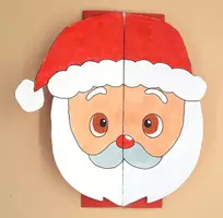 Vorschau - Mal- und Bastelvorlagen - Basteln für Weihnachten: 3D Klappkarten "Weihnachten" - Seite 2