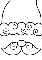 Vorschau - Mal- und Bastelvorlagen - Langbild Santa Malvorlage Advent Nikolaus - Seite 3