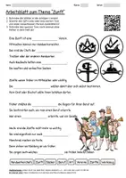 Vorschau - Arbeitsblätter - Arbeitsblatt "Zünfte" + Onlineübung & MP3 + Infografik - Deckblatt