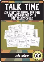 Vorschau - Arbeitsblätter - Talk Time - Ein "warm up" für den Englisch-Unterricht der Grundschule (walk and talk) - Deckblatt
