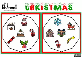 Vista previa - Juegos / Gamificación - CHRISTMAS - SPOT THE MATCHING PICTURE - página 2