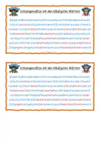 Vorschau - Anderer Materialtyp - Blitzlesewörter – Liste und Legekarten - Seite 2