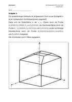 Vorschau - Klassenarbeiten - Q2 Mathematik - analytische Geometrie - Seite 1