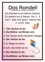 Vorschau - Merkblätter - Gedichtekartei - 15 Gedichte zu unterschiedlichen Themen - Seite 1