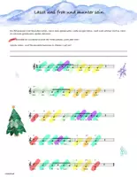 Vorschau - Arbeitsblätter - Lasst uns froh und munter sein - Singen / Spielen - Deckblatt