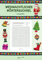 Vorschau - Arbeitsblätter - Weihnachtliches Wortsuchsel 2. und 3. Klasse (+ Lösungsblatt) - Deckblatt