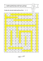 Vorschau - Arbeitsblätter - Weihnachtliches Wortsuchsel 2. und 3. Klasse (+ Lösungsblatt) - Seite 2