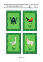 Vorschau - Stationenlernen - Tierische Vokale Quartett (1. Klasse) - Seite 2