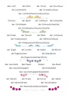 Vorschau - Arbeitsblätter - Zusammengestzte Weihnachtswörter - Seite 2