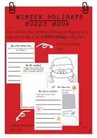 Vorschau - Arbeitsblätter - Buddy book: Winter holidays English - Deckblatt