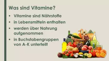 Vorschau - Präsentationen/Tafelbilder - Vitamine (Präsentation und H5P) - Seite 1