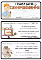Vista previa - Refuerzo / NEE / Materiales de apoyo - Comprensión lectora (1) - página 1