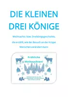 Vorschau - Text - Die Kleinen Drei Könige - Weihnachts- / Dreikönigsmärchen - Deckblatt