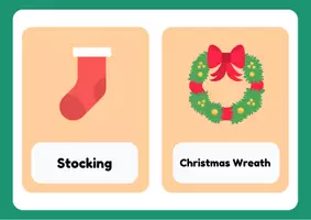 Vorschau - Bildkarten - Wort-/Bildkarten "Christmas" für den Englischunterricht - Seite 3